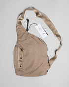 Model: AC213A 5269G Color: 339 / Lead Gray C.P. Company Nylon B Single Strap Rucksack / Lead Gray