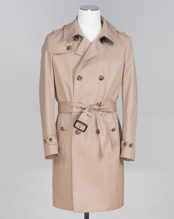 d'Avenza Double-Breasted Trench Coat / Camel