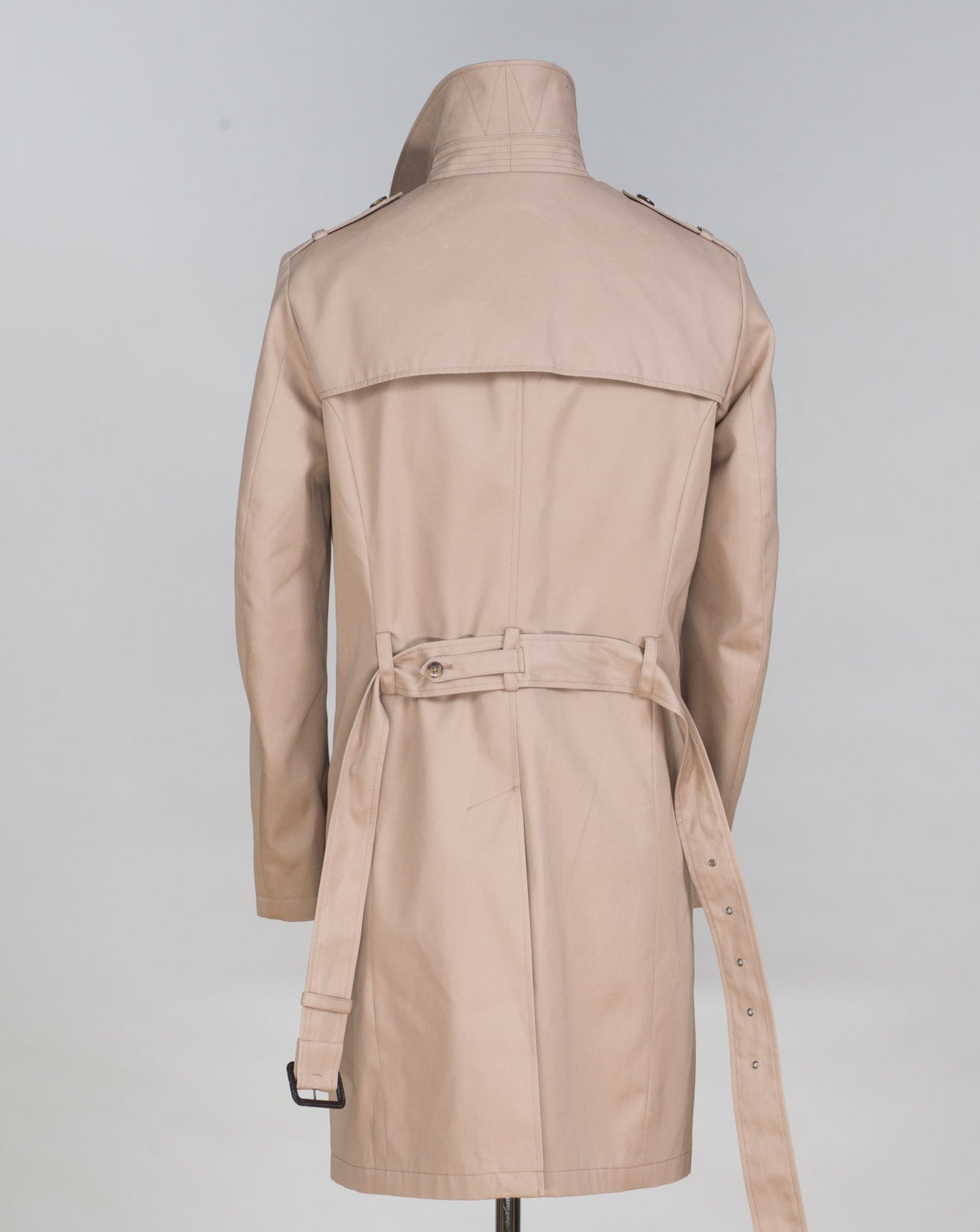 d'Avenza Double-Breasted Trench Coat / Camel