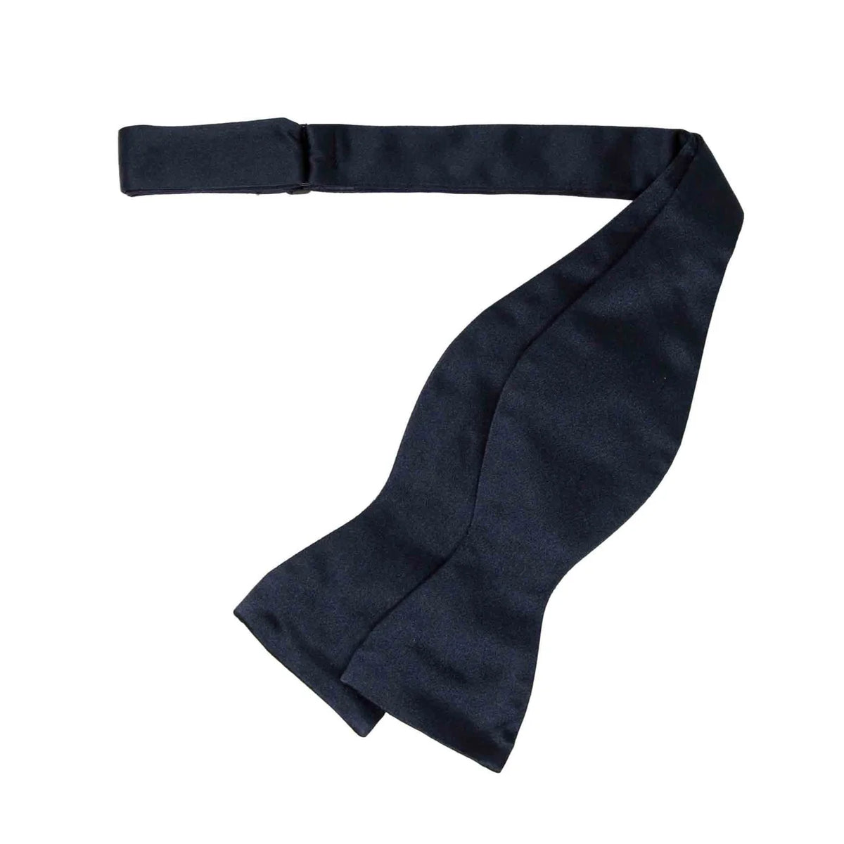 Serà Fine Silk Self-Tie Silk Bow Tie / Dark Blue