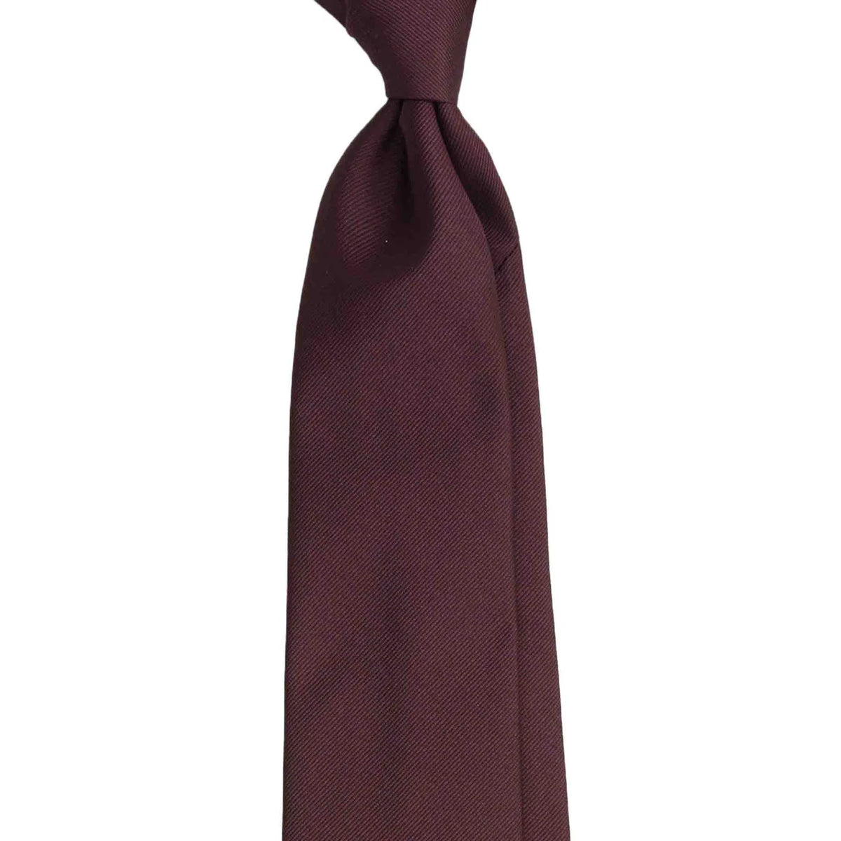 Serà Fine Silk Repp Silk Tie / Burgundy