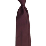 Serà Fine Silk Repp Silk Tie / Burgundy
