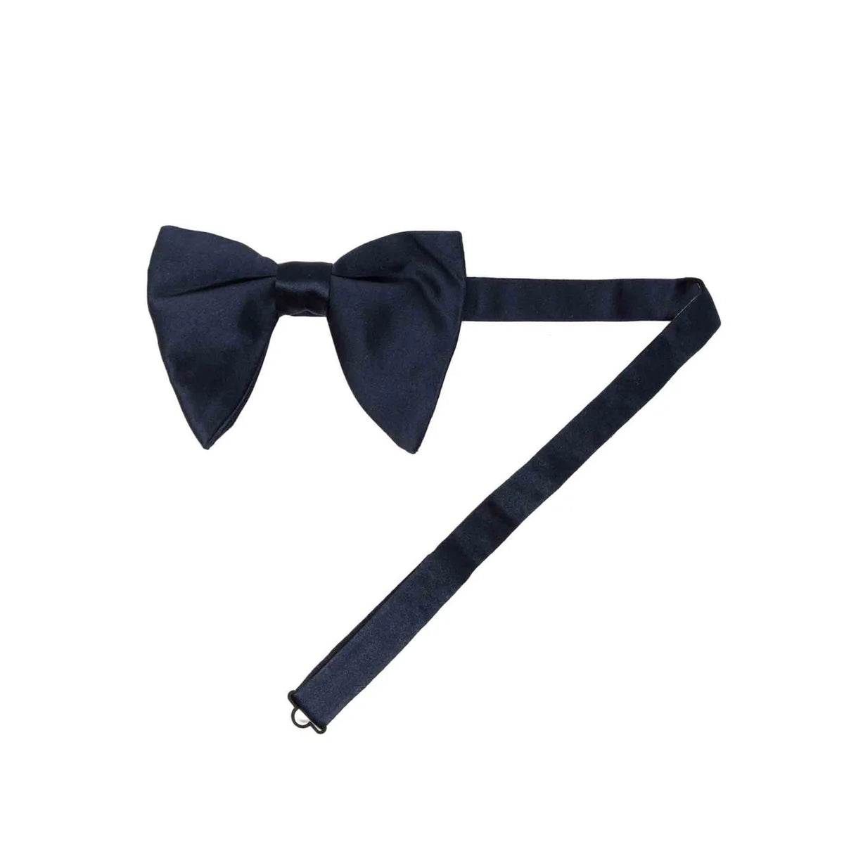 Serà Fine Silk Pre-Tied Silk Butterfly Bow Tie / Dark Blue