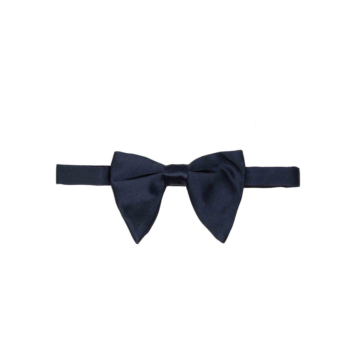 Serà Fine Silk Pre-Tied Silk Butterfly Bow Tie / Dark Blue