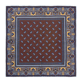 Serà Fine Silk Chocolate Recioto Pocket Square / Brown