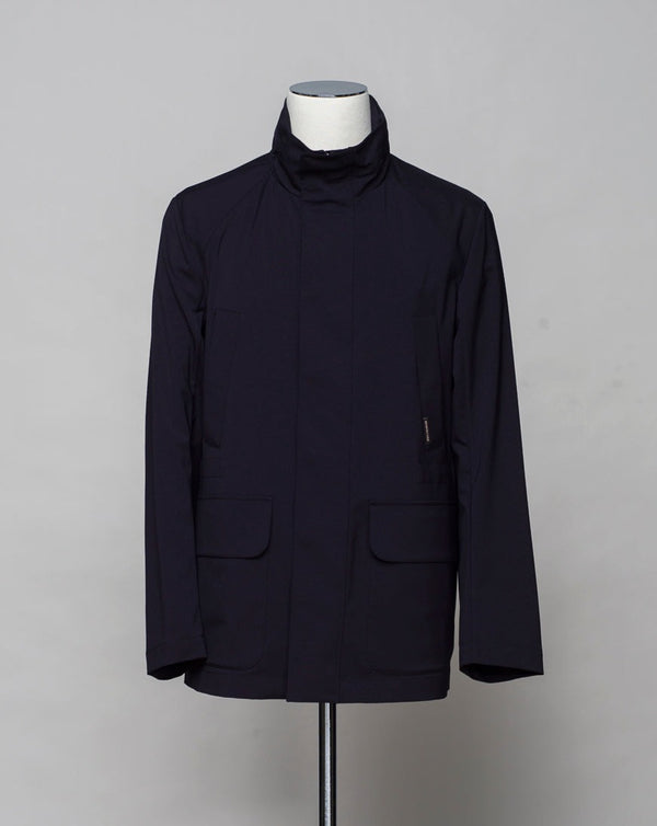 <ul> <li>Outer fabric: 91% Polyester 9% Polyurethane</li> <li>Lining: 100% Polyamide</li> <li>Color: Navy / 89</li> <li>Article: S06MUC781</li> </ul>