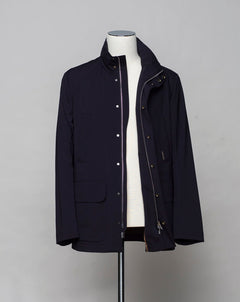 <ul> <li>Outer fabric: 91% Polyester 9% Polyurethane</li> <li>Lining: 100% Polyamide</li> <li>Color: Navy / 89</li> <li>Article: S06MUC781</li> </ul>