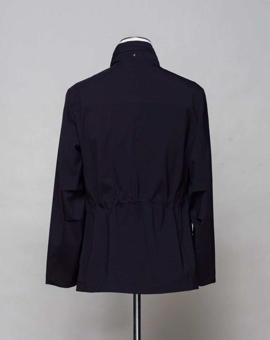 <ul> <li>Outer fabric: 91% Polyester 9% Polyurethane</li> <li>Lining: 100% Polyamide</li> <li>Color: Navy / 89</li> <li>Article: S06MUC781</li> </ul>