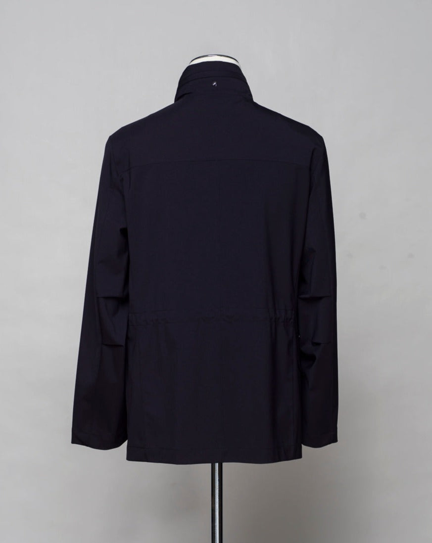 <ul> <li>Outer fabric: 91% Polyester 9% Polyurethane</li> <li>Lining: 100% Polyamide</li> <li>Color: Navy / 89</li> <li>Article: S06MUC781</li> </ul>