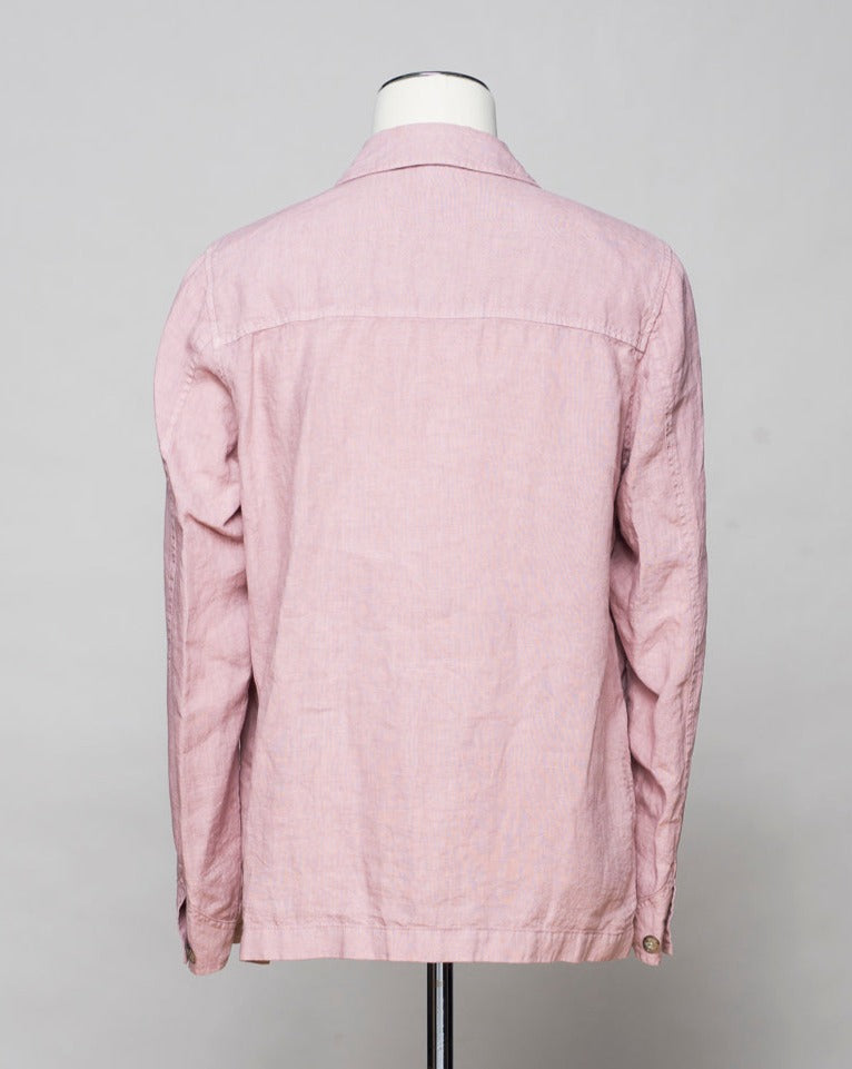 <ul> <li data-mce-fragment="1">Shirt Jacket, aka. Shacket</li> <li data-mce-fragment="1">Composition: 100% Linen</li> <li data-mce-fragment="1">Garment dyed</li> <li data-mce-fragment="1">Article: 2457300</li> <li data-mce-fragment="1">Model: Jacket (Constantin)</li> <li data-mce-fragment="1">Color: 82 / Dusty Rosa</li> <li data-mce-fragment="1">3 patch pockets</li> <li data-mce-fragment="1">Made in Italy Altea Linen Shirt Jacket / Rosa</li> </ul>