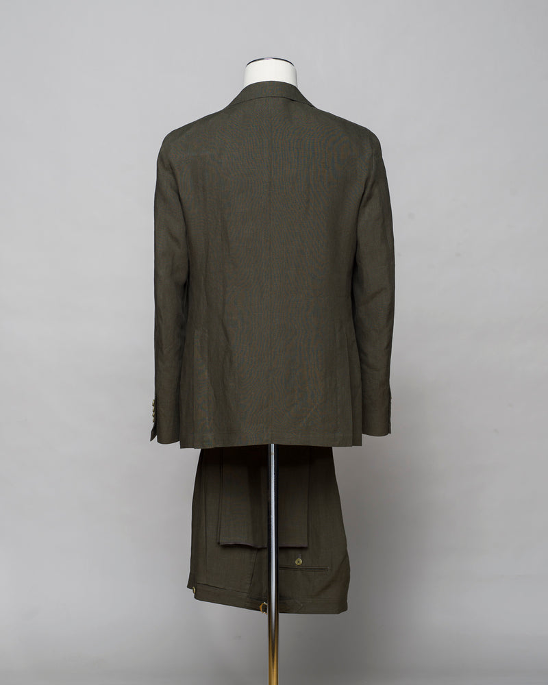 Gaiola Linen Suit / Dark Green