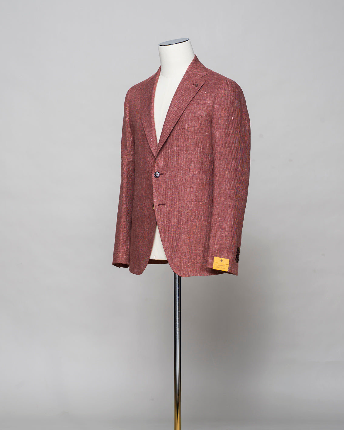 Tagliatore Linen & Cotton Jacket / Dark Coral