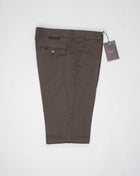 <div> <div>Berwich Morello with a little silk added to the fabric for a soft and luxurious touch.</div> <div>Great summer chinos. </div> </div> <ul> <li>Composition: 88% Cotton 10% Silk 2% Elastan</li> <li>Model: Morello-GD (Garment dyed)</li> <li>Article: tf0599x</li> <li>Color: Moro</li> <li>Made in Martina Franca, Italy</li> </ul>