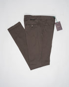 <div> <div>Berwich Morello with a little silk added to the fabric for a soft and luxurious touch.</div> <div>Great summer chinos. </div> </div> <ul> <li>Composition: 88% Cotton 10% Silk 2% Elastan</li> <li>Model: Morello-GD (Garment dyed)</li> <li>Article: tf0599x</li> <li>Color: Moro</li> <li>Made in Martina Franca, Italy</li> </ul>