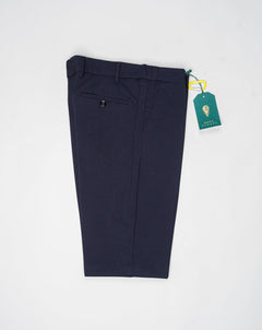 <ul> <li>Model: Morello</li> <li>Art.&nbsp;CN1026X</li> <li>57% cotton, 40% polyester, 3% elastane<br></li> <li>Color: Navy</li> <li>Made in Italy</li> </ul>