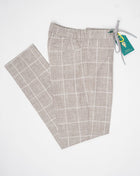 <ul> <li>Composition: 100% Cotton </li> <li>Article: ts1456x</li> <li>Model: Spiaggia 1p</li> <li>Color: Taupe</li> <li>Made in Martina Franca, Puglia, Italy Berwich Windowpane Cotton Trousers / Taupe</li> </ul>