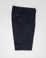 Composition: 98% Cotton 2% Lyocell. Model: B1P. Article: TP00810. Color: 6650 / Navy De Petrillo Cotton Trousers / Navy