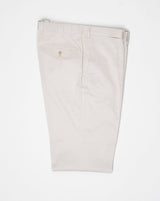 Composition: 98% Cotton 2% Lyocell. Model: B1P. Article: TP00810. Color: 3800 / Chalk De Petrillo Cotton Trousers / Chalk