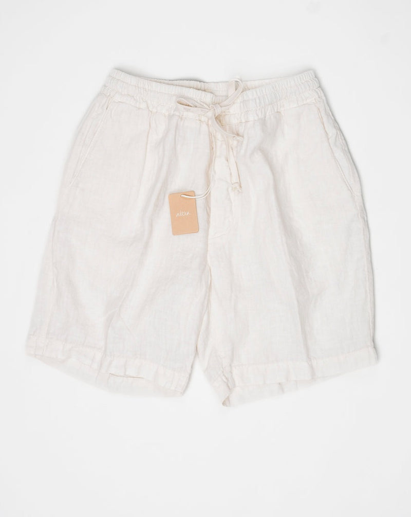 <ul> <li>Composition: 100% Linen</li> <li>Article: 2453208</li> <li>Model: Bermuda (Samuel)</li> <li>Color: 31 / Light beige Altea Linen Bermudas / Light Beige</li> </ul>