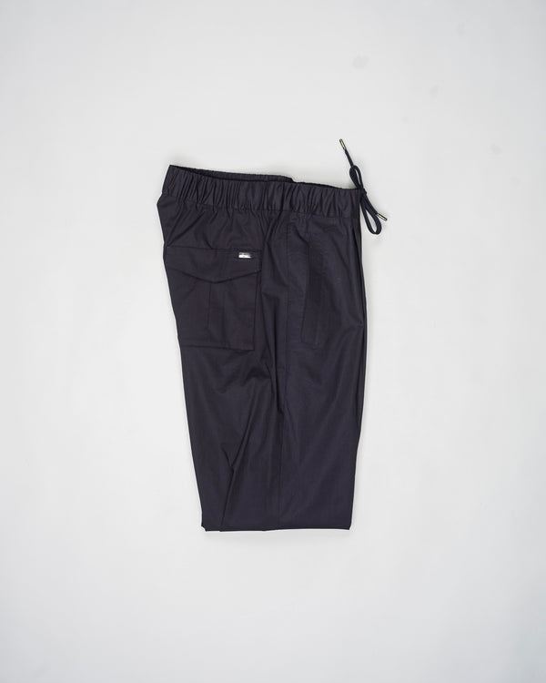 Herno Light Cotton Stretch Trousers / Navy