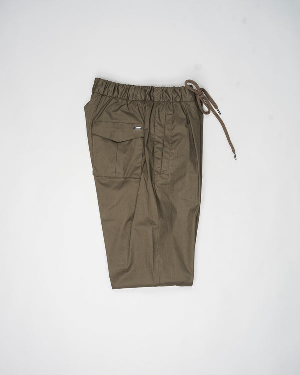 Herno Light Cotton Stretch Trousers / Light Military