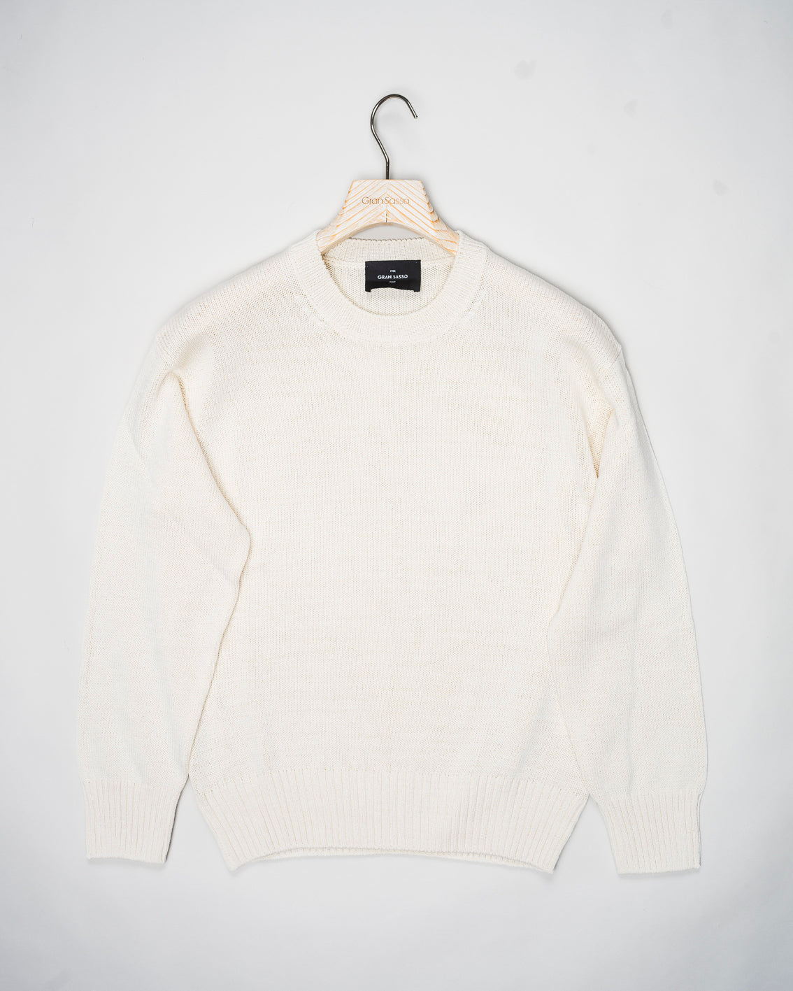 Gran Sasso Heavy Cotton Knit / Off White