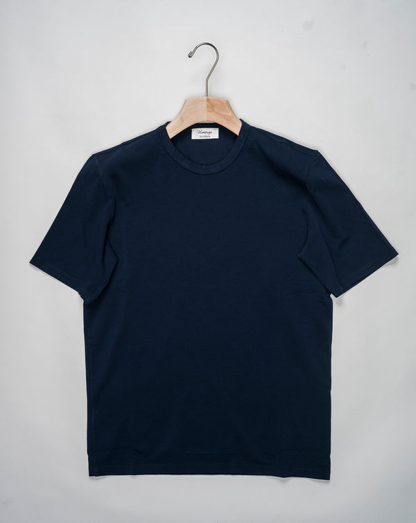 Tela Genova Cotton T-Shirt / Navy