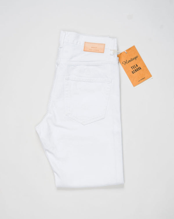 Tela Genova Rodolfo Vintage Fit Jeans / White