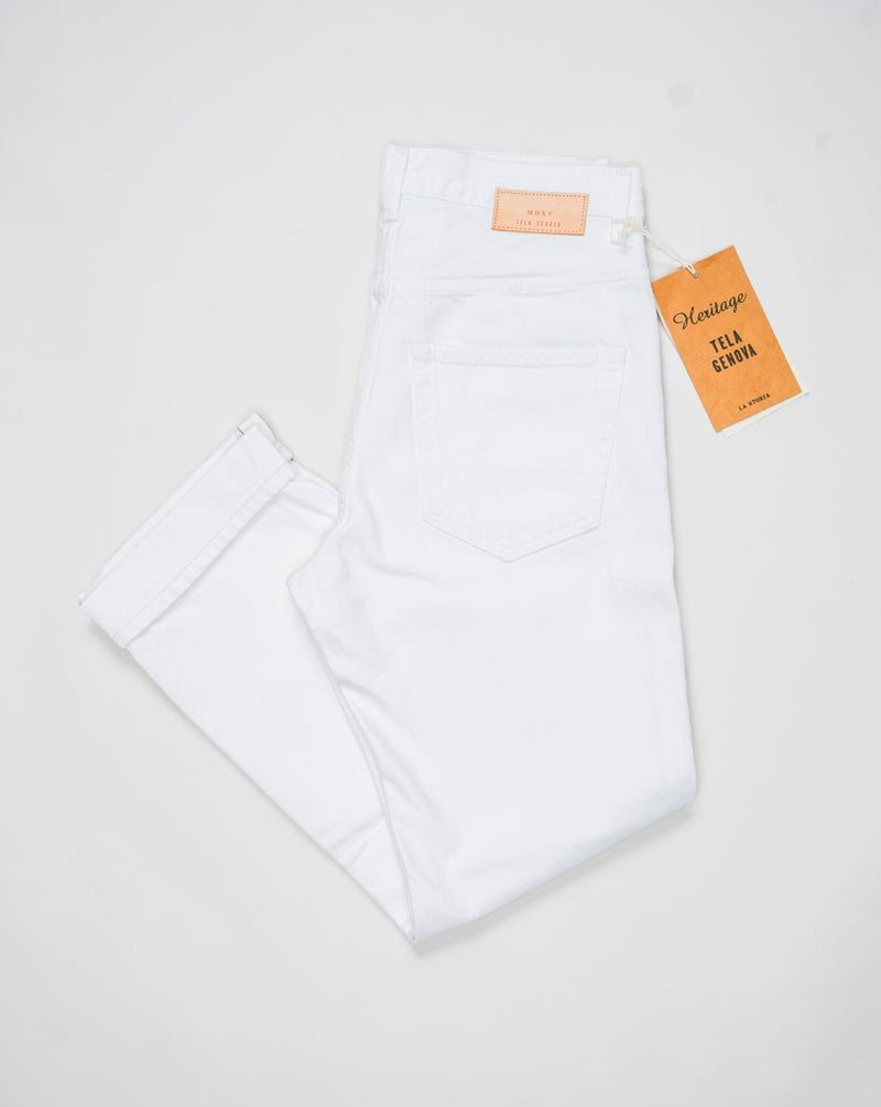 Tela Genova Rodolfo Vintage Fit Jeans / White