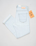 Composition: 100% Cotton 5-Pocket Color: Washed Light Blue Model: Rodolfo Article: BH-14833 Selvedge denim Made in Italy Tela Genova Vintage Fit Selvedge Jeans / Washed Light Blue