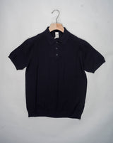 Short sleeve polo shirt in cotton from G.R.P. Firenze. Composition: 100% Cotton. Short Sleeves. Article: TEC 11. Color: Dark Navy
