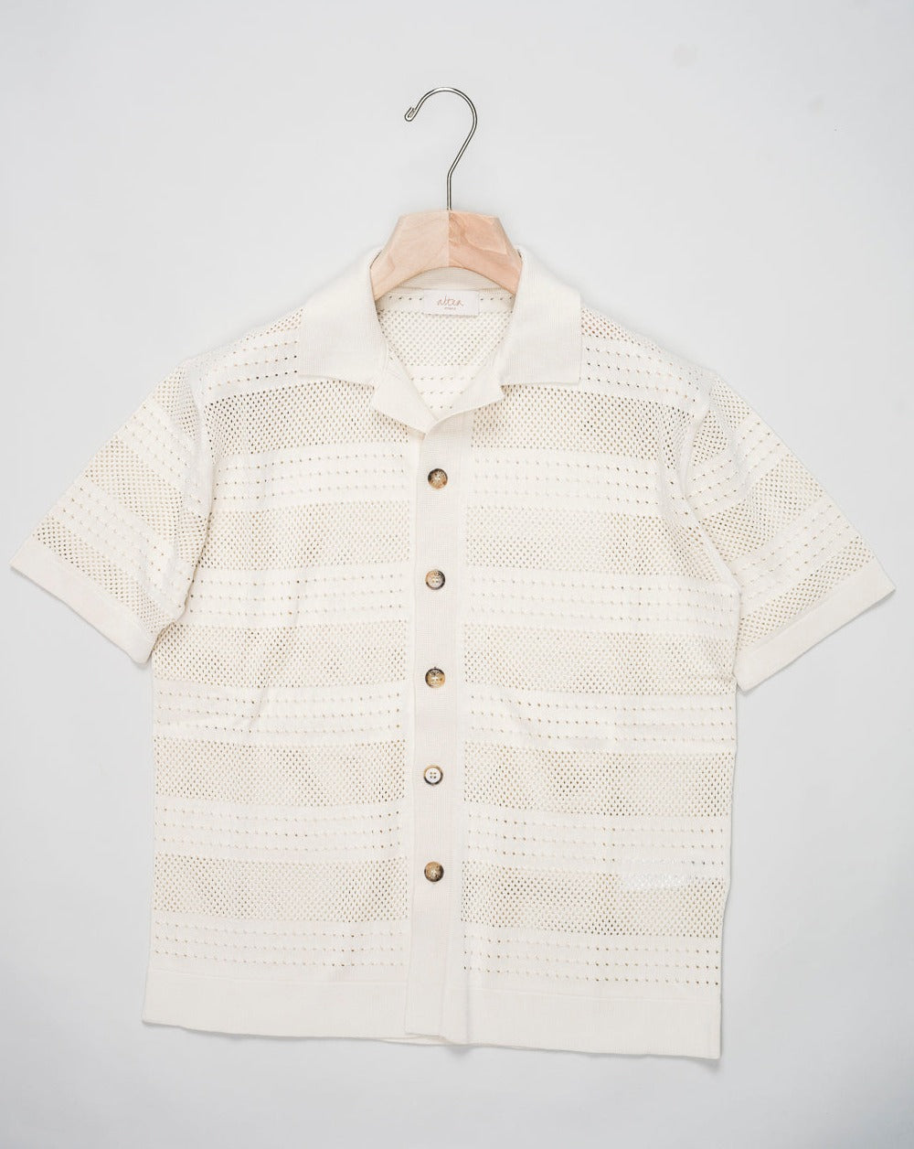 <ul> <li><span>Style number: 2451008</span></li> <li><span>Color: Panna 28</span></li> <li><span>Made in Italy</span></li> <li><span>100% cotton</span>&nbsp;</li> <li>Made in Italy Altea Traforato Shirt / Panna</li> </ul>