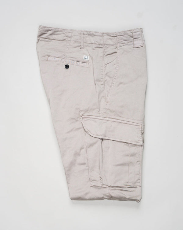 C.P. Company Sateen Stretch Cargo Pants / Drizzle Grey