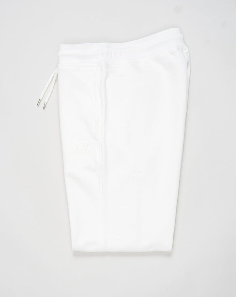 <ul> <li>Article: 16CMSP100B 110044G</li> <li>Composition: 100% Cotton</li> <li>Color: 103 / Gauze white</li> <li>Garment dyed C.P. Company Diagonal Fleece Sweatpants / Gauze White</li> </ul>
