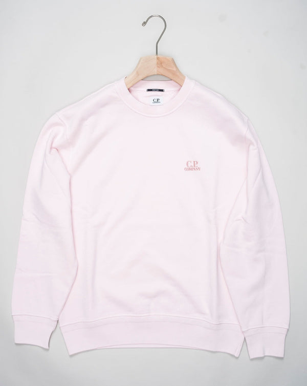 <ul> <li>Article: 16CMSS098B 110044R</li> <li>Composition: 100% Cotton</li> <li>Color: 501 / Heavenly Pink</li> <li>Resist dyed C.P. Company Diagonal Fleece Sweatshirt / Heavenly Pink</li> </ul>