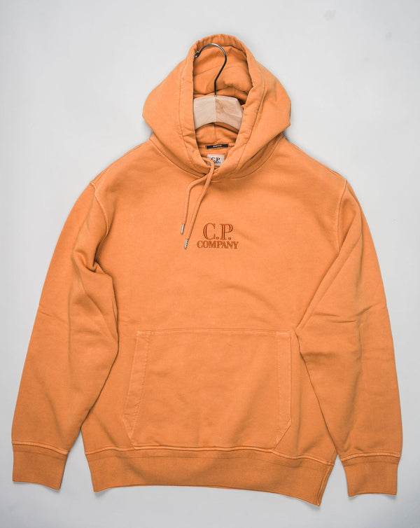 <ul> <li>Article: 16CMSS099B 110044R</li> <li>Composition: 100% Cotton</li> <li>Color: 437 / Pastry Shell</li> <li>Resist dyed C.P. Company Diagonal Fleece Hoodie / Pastry Shell</li> </ul>