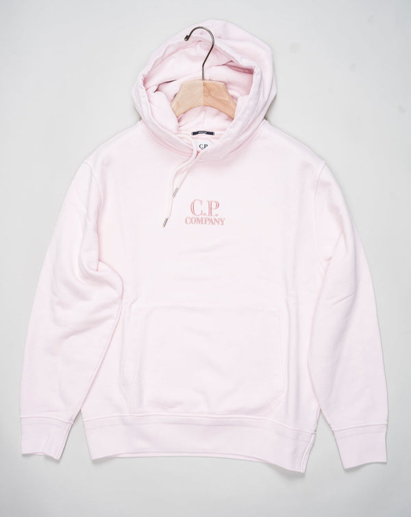 C.P. Company Diagonal Fleece Hoodie / Heavenly Pink