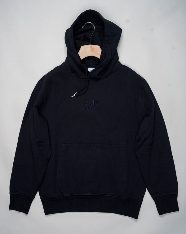 <ul> <li>Article: 16CMSS099B 110044G</li> <li>Composition: 100% Cotton</li> <li>Color: 888 / Total Eclipse</li> <li>Garment dyed C.P. Company Diagonal Fleece Hoodie / Total Eclipse</li> </ul>