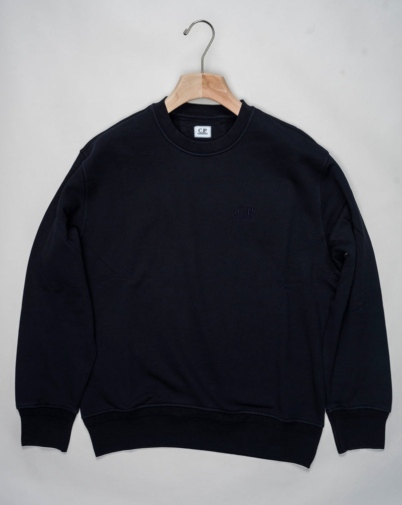 <ul> <li>Article: 16CMSS098B 110044G</li> <li>Composition: 100% Cotton</li> <li>Color: 888 / Total Eclipse</li> <li>Garment dyed C.P. Company Diagonal Fleece Sweatshirt / Total Eclipse</li> </ul>