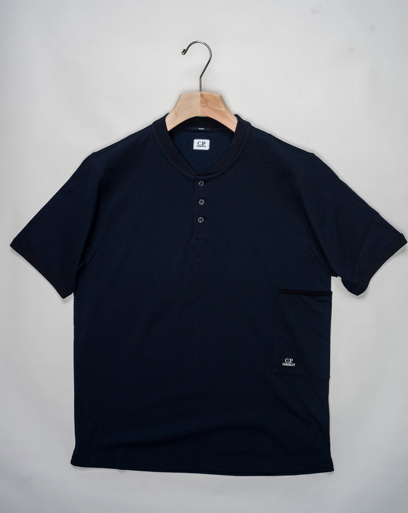 <ul> <li>Article: 16CMTS246A 006263G</li> <li>Composition: 55% Cotton 45% Polyamide</li> <li>Color: 888 / Total Eclipse</li> <li>Garment dyed C.P. Company Tacting Piquet Shirt / Total Eclipse</li> </ul>