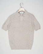 This Gran Sasso Knitted Capri Collar Shirt is made of a blend of linen and cotton for a comfortable, breathable fit. Stay cool and stylish in this textured capri collar knit.

Composition: 68% Linen 32% Cotton
Color: 112 / Taupe
Article: 23140 / 18640
Made in Italy