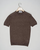 Composition: 100% Linen 
Color: 175 / Dark Brown
Article: 57177 / 24801
Made in Italy