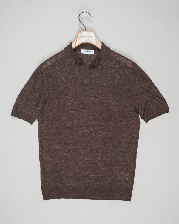 Composition: 100% Linen&nbsp;
Color: 175 / Dark Brown
Article: 57174 / 24801
Made in Italy