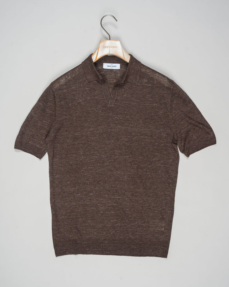 Composition: 100% Linen&nbsp;
Color: 175 / Dark Brown
Article: 57174 / 24801
Made in Italy