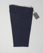 Model: Vulcano23-GD
Article: ts0001x
Composition: 98% Cotton, 2% Elastane
Color: Navy
Made in Martina Franca, Italy Berwich Garment Dyed Cotton Chinos / Navy