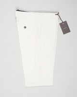Model: Vulcano23-GD
Article: ts0001x
Composition:&nbsp;98% Cotton, 2% Elastane
Color: Ecru
Made in Martina Franca, Italy Berwich Garment Dyed Cotton Chinos / Ecru