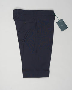 Composition: 97% Virgin Wool(natural stretch) 3% Elastan
Model: Vulcano195
Article: fa1755x
Color: Navy
Machine washable
Made in Martina France, Puglia, Italy Berwich Wool Stretch Trousers / Navy