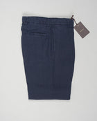 Composition: 100% Linen
Model: chiaia long-GD
Article: dg0270
Color: Indigo
Made in Martina France, Puglia, Italy Berwich Single Pleat Linen Trousers / Indigo