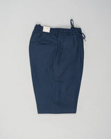Article: 325118
Color: Blue / 11
Composition: 100% Linen
Single pleat
Slanted side pockets
Drawstring
Made in Naples, Italy