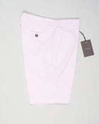 Model: ber_muda elax-GD
Article: ts0001x
Composition: 98% Cotton, 2% Elastane
Color: Light Rosa
Made in Martina Franca, Italy Berwich Garment Dyed Cotton Shorts / Light Rosa